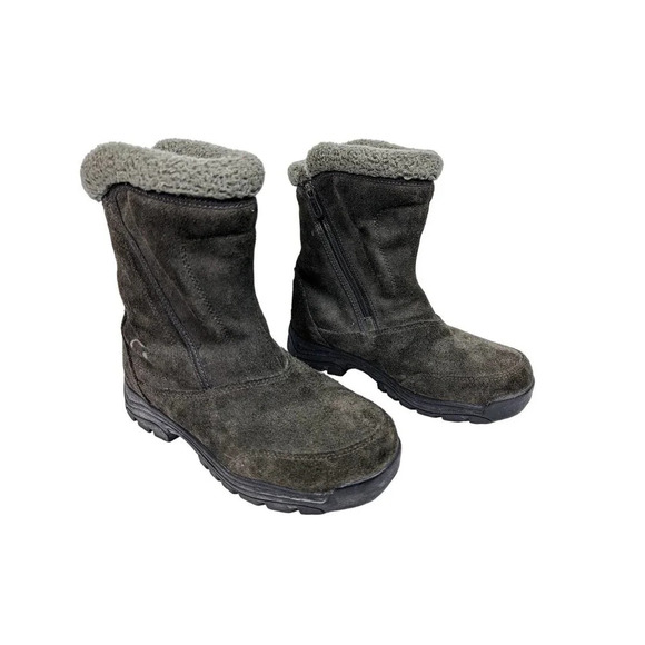 Sorel Womens 8.5 Water Fall NL1964-225 Thinsulate Mid Calf Winter Boots Fleece - Picture 1 of 9